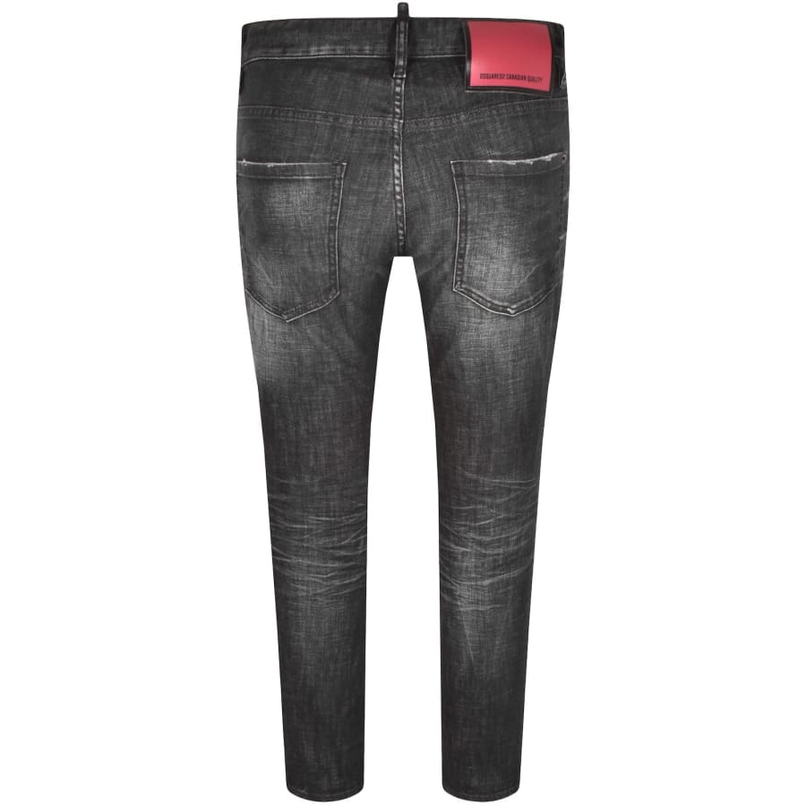 DSQUARED2 SKATER JEANS ブラック　50 DSQUARED2 Skater Slim Fit Jeans Black | Mainline Menswear